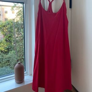 Outdoor Voices Red Exercise Dress